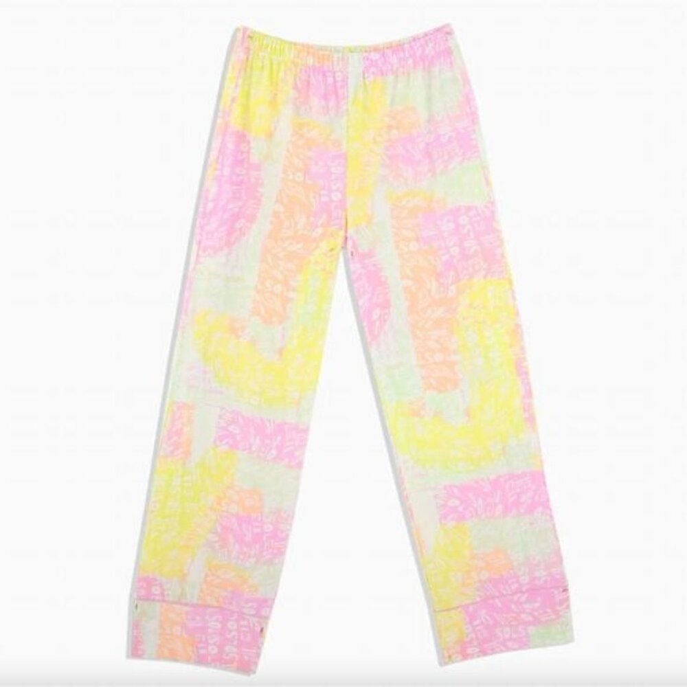 KERRI ROSENTHAL,  Betty long pajama set,  soleil in multi  - NWT in package - Picture 3 of 6